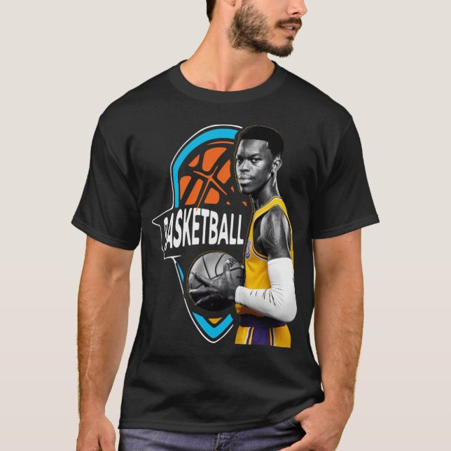 Camiseta Dennis Schroder Los Angeles Lakers (Anverso)