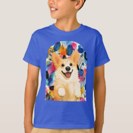 Camiseta DENNY corgi - Colección ArtMuse para Jóvenes