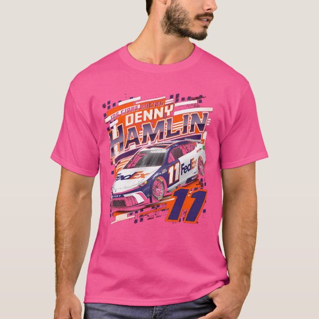 Camiseta Denny Hamlin Black Draft (Anverso)