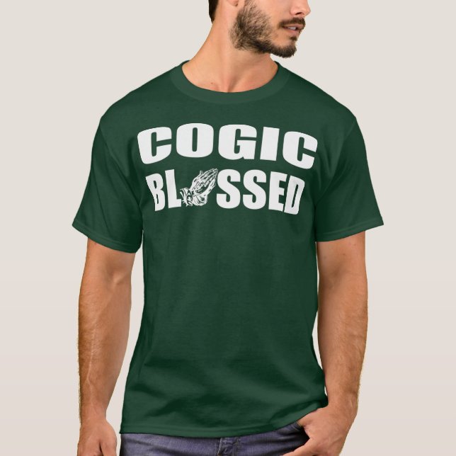 Camiseta Denominación COGIC Bendición a miembro de la Igles (Anverso)
