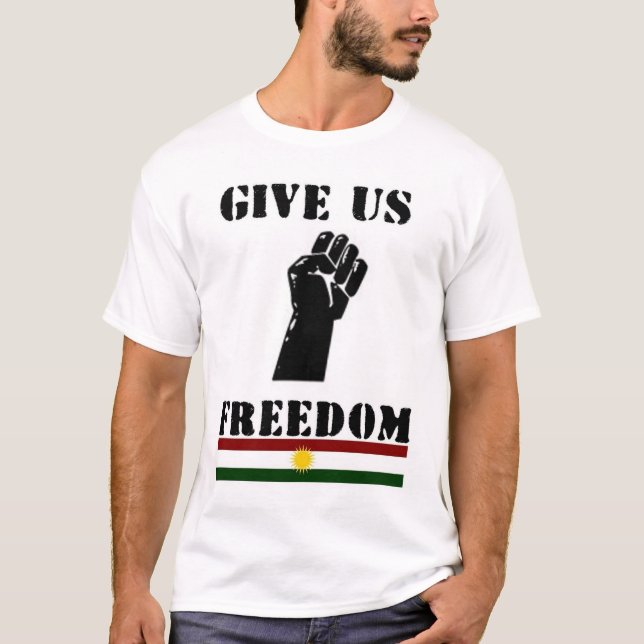 Camiseta Dénos la libertad (Anverso)