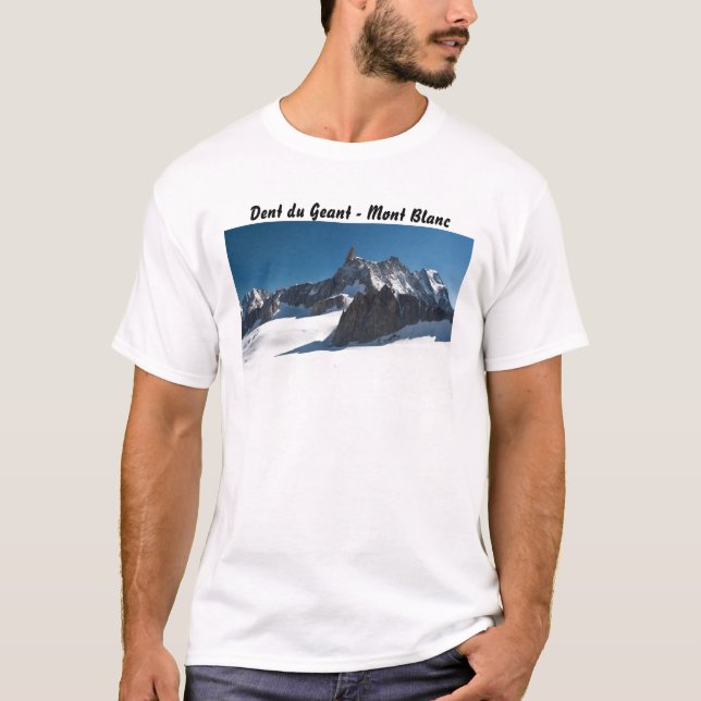 Camiseta Dent du Geant - Mont Blanc (Anverso)