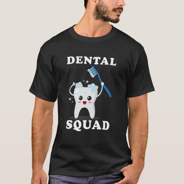 Camiseta Dental Assistant Dentident Student Dental Squad Gi (Anverso)