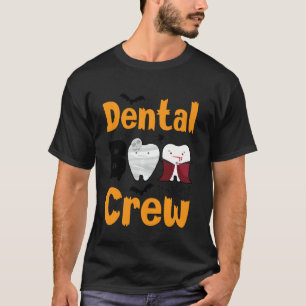 Camiseta Dental Boo Crew Halloween Funny Dentist Assistant