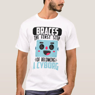 Camiseta Dental Brace A Dentista Ortodonta Convirtiéndose E