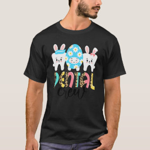Camiseta Dental Crew Bunnies Teeth Cute Dental Assistant Ea