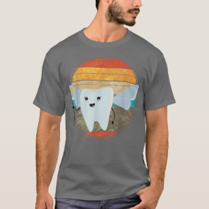 Camiseta Dental Hygienist Dentist Tooth Fairy Retro Dental 