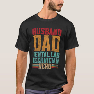 Camiseta Dental Lab Tech Husband Dad Dental Lab Técnico