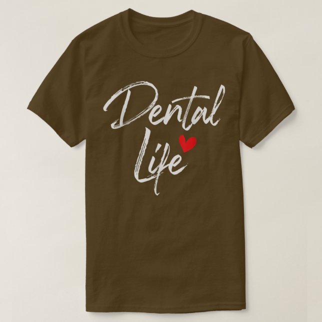 Camiseta Dental LifeDentist Dentistry Dental Assistant DDS (Diseño del anverso)