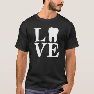 Camiseta Dental Love Teeth Hygienist Dentist Assistant Rdh