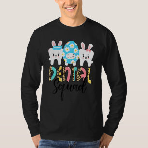Camiseta Dental Squad Bunnies Teeth Cute Dental Assistant E