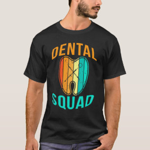 Camiseta Dental Squad Cute Dentista Office Y Hygienist Sta