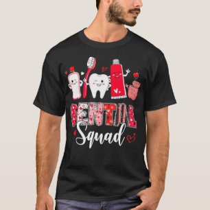 Camiseta Dental Squad Dental Assistant Dentient Happy Valen
