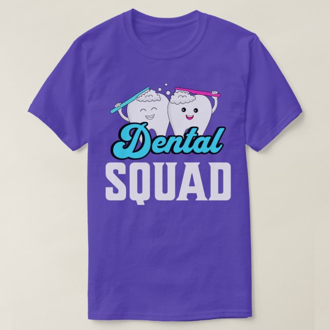 Camiseta Dental squad dentist (Diseño del anverso)