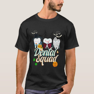 Camiseta Dental Squad Dentist Halloween Disstume Bastante e
