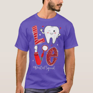 Camiseta Dental Squad Leopard Tooth Love Dentienist