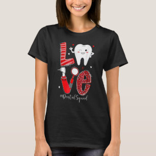 Camiseta Dental Squad Leopard Tooth Love Dentienist