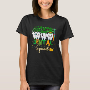 Camiseta Dental Squad Leprechaun Teeth St Patricks Day Boys