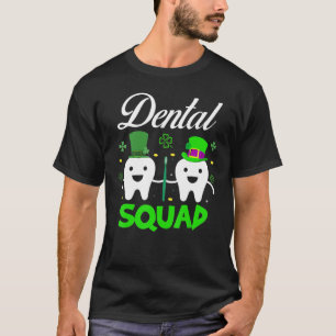 Camiseta Dental Squad Leprechaun Tooth Happy St Patrick's D