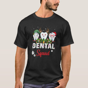 Camiseta Dental Squad Navidades Funny Dentioth Dentioth Den