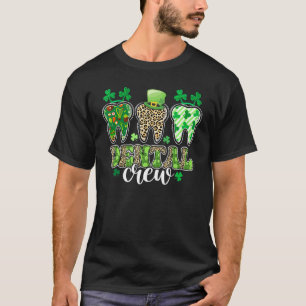 Camiseta Dental Squad Teeth Leprechaun Shamrock St Patrick