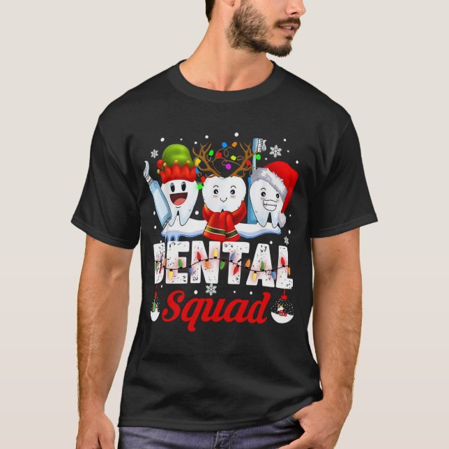 Camiseta Dental Squad Teeth Toothcel Dentienist Higienist C (Anverso)