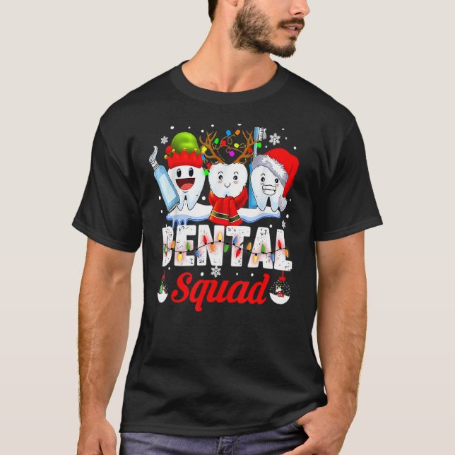 Camiseta Dental Squad Teeth Toothcel Dentienist Higienist C (Anverso)