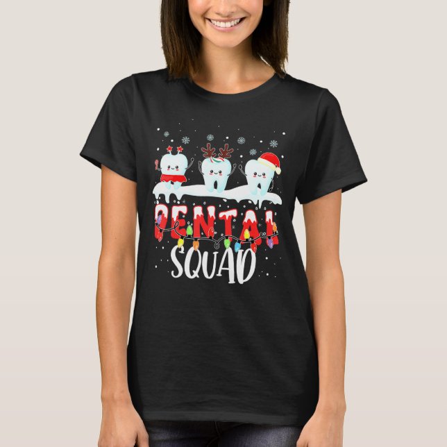 Camiseta Dental Squad Teeth Toothcel Dentienist Higienist C (Anverso)