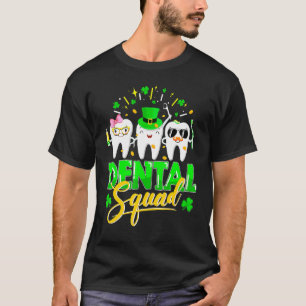 Camiseta Dental Squad Tooth Leprechaun Gorra Funny St Patri