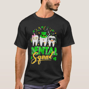 Camiseta Dental Squad Tooth Leprechaun Gorra Shamrock St Pa
