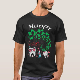 Camiseta Dental Valentine Love Tooth St Patricks Day Shamro