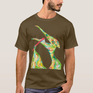 Camiseta Dentarios de cepillado pterodáctilo de dinosaurio 