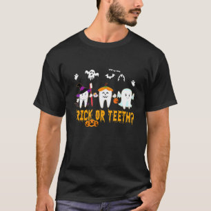 Camiseta Dentima Dentista Dentista De Halloween Cstume Den