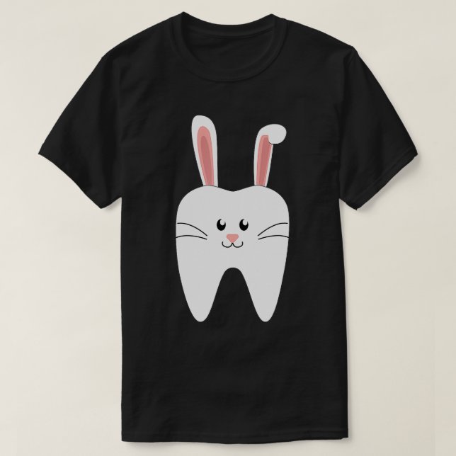 Camiseta Dentist Easter Dental Assistant Tooth (Diseño del anverso)