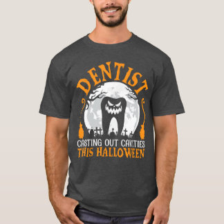 Camiseta Dentist Halloween Trick O Tret Dentistry Dental