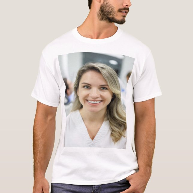 Camiseta Dentist Photo Customize Personalize (Anverso)