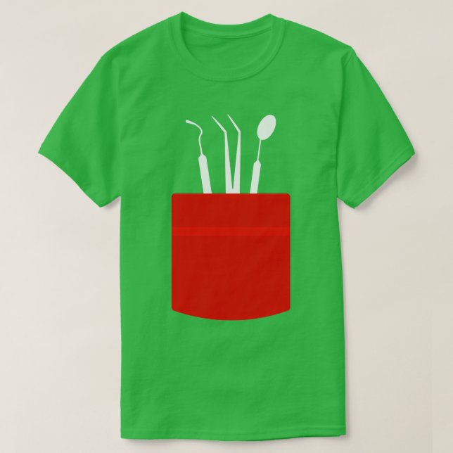 Camiseta Dentist Tooth 4 (Diseño del anverso)