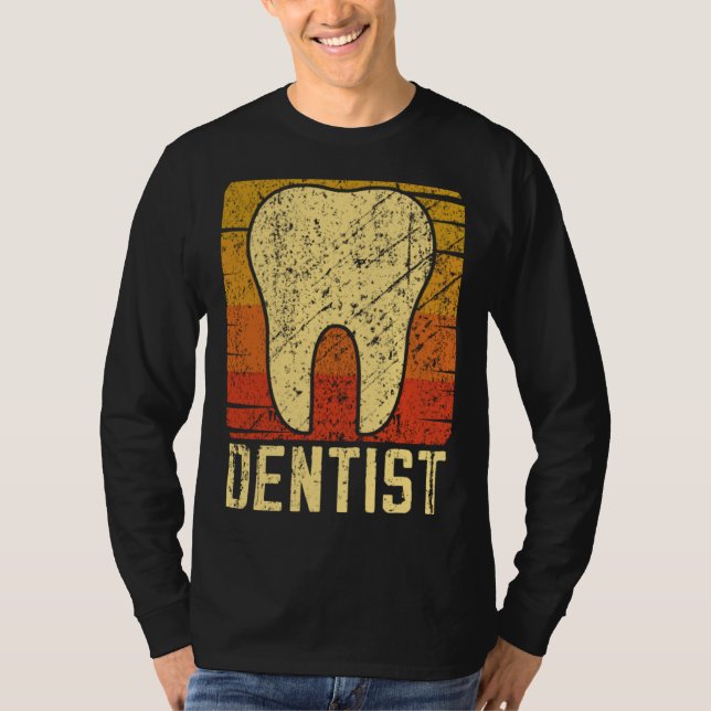 Camiseta Dentist Tooth Retro Funny (Anverso)