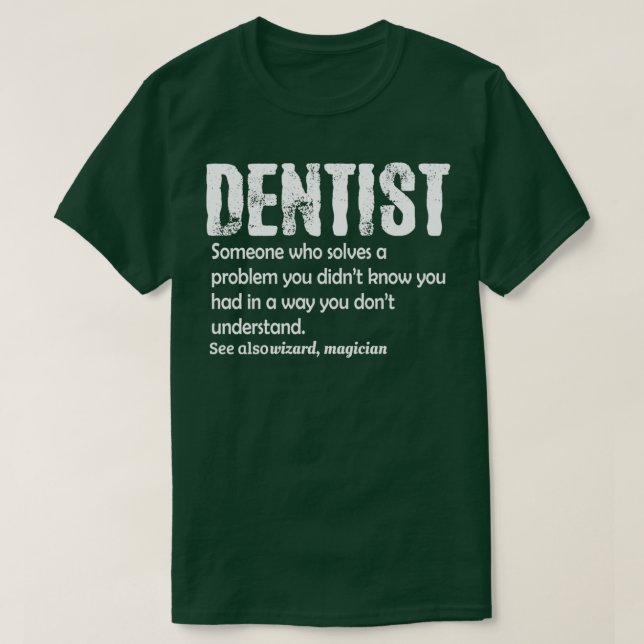 Camiseta Dentista 119 (Diseño del anverso)