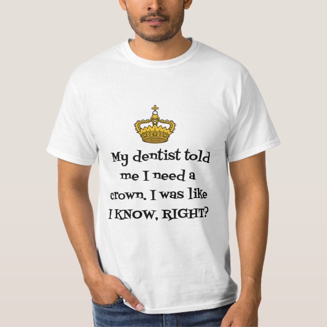 CAMISETA DENTISTA CROWN (Anverso)