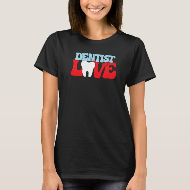 Camiseta Dentista de dientes blancos limpios 9 (Anverso)