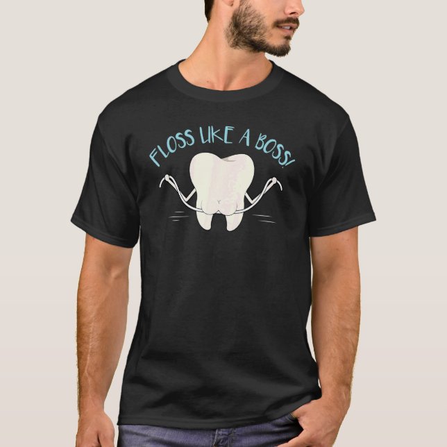 Camiseta Dentista de dientes de dientes blancos (Anverso)
