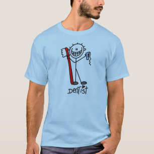 Camiseta Dentista de la figura del stick