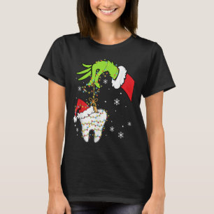 Camiseta Dentista dental Dental Istant Teeth Navidades Xmas