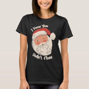 Camiseta Dentista Dental Navidad Santa