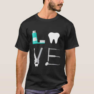 Camiseta Dentista Dental School LOVE Dentistry Gratillo