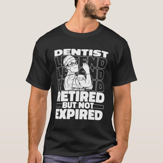 Camiseta Dentista Dentista Dentista Retirado Dental - Dient (Anverso)