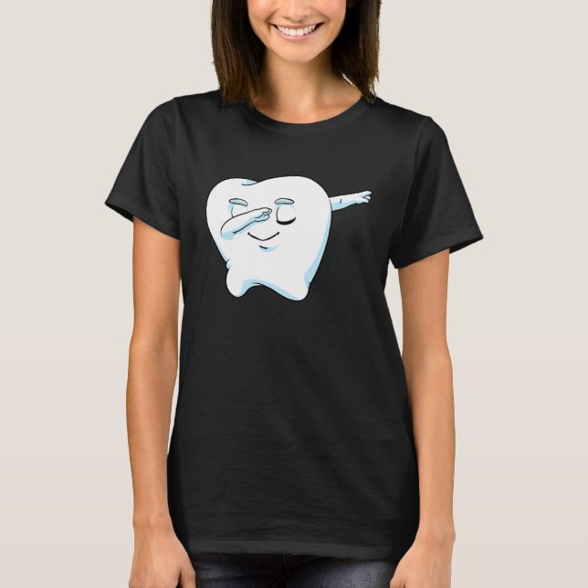 Camiseta Dentista Dentista Molar Tooth Dental Higienist Tam (Anverso)