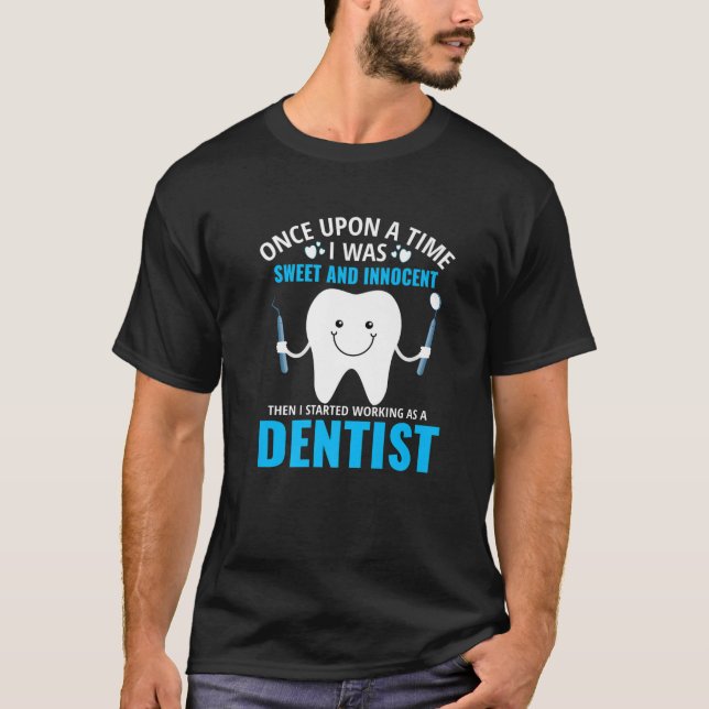Camiseta Dentista Dientes Dientes Dentales Escuela Dental D (Anverso)