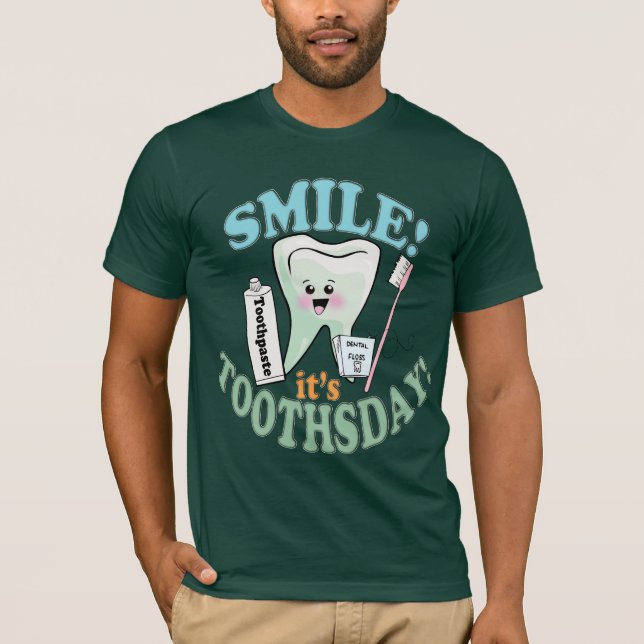 Camiseta Dentista divertido (Anverso)